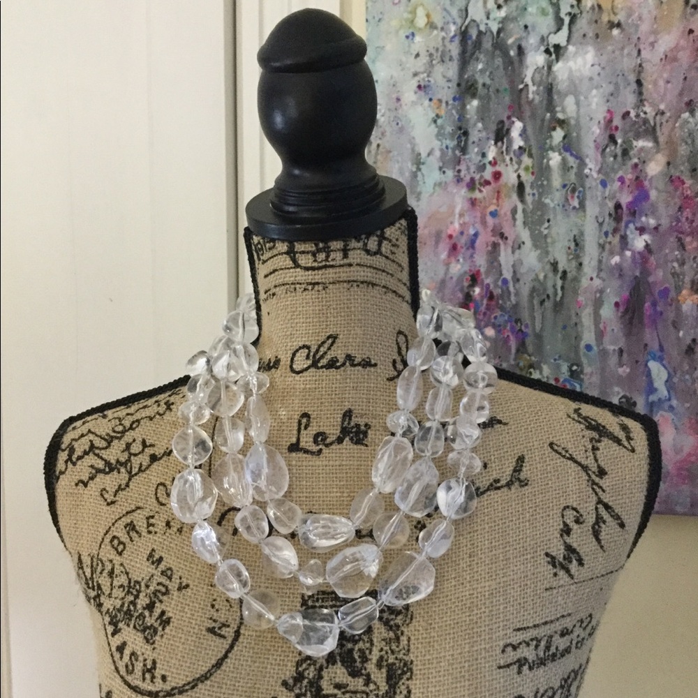 Ann Taylor Loft Translucent Layered Necklace - image 1
